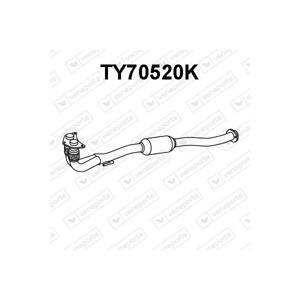Katalizator TOYOTA - 174100D040  