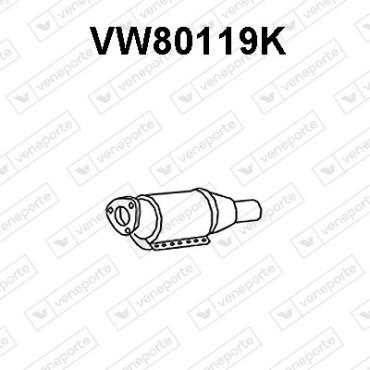 Katalizator SEAT / VOLKSWAGEN - 1H0131701G 1H0131701GX 1H0131701J