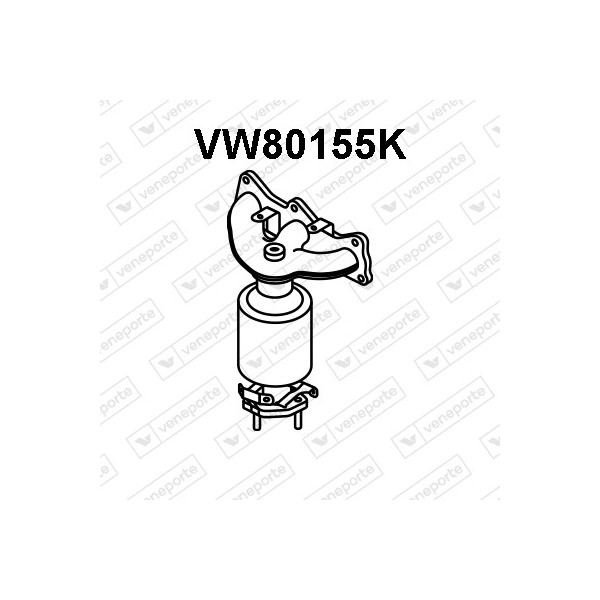 Katalizator SEAT / SKODA / VOLKSWAGEN - 03D253020H 03D253020HX 03D253020L