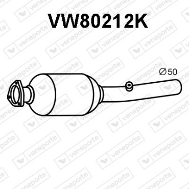 Katalizator SEAT / SKODA / VOLKSWAGEN - 1J0254400CX 1J0254400HX 