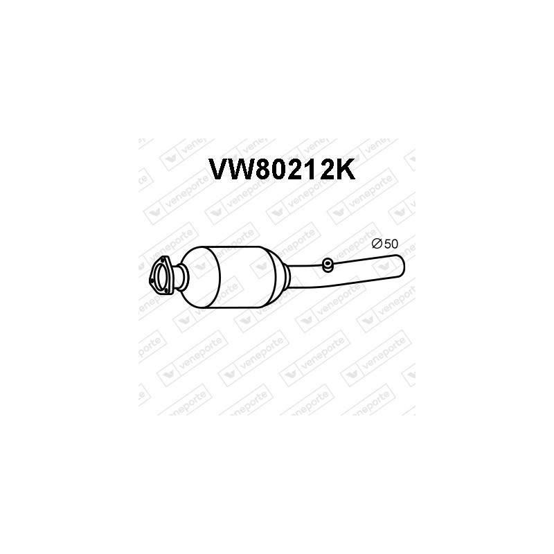 Katalizator SEAT / SKODA / VOLKSWAGEN - 1J0254400CX 1J0254400HX 