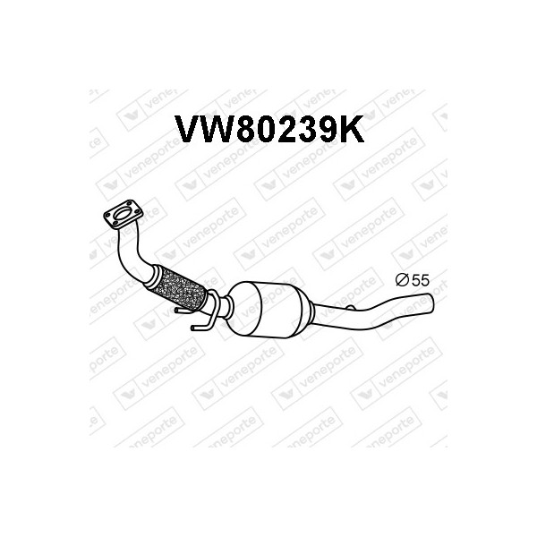 Katalizator SKODA / VOLKSWAGEN - 1J0254500J 1J0254500JX 1J0254503