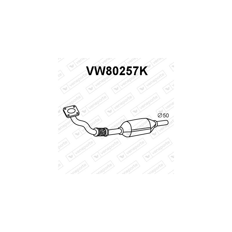Katalizator VOLKSWAGEN - 1H1253058CV 1H1253058CX 3A1250208CX