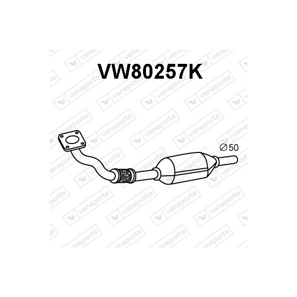 Katalizator VOLKSWAGEN - 1H1253058CV 1H1253058CX 3A1250208CX