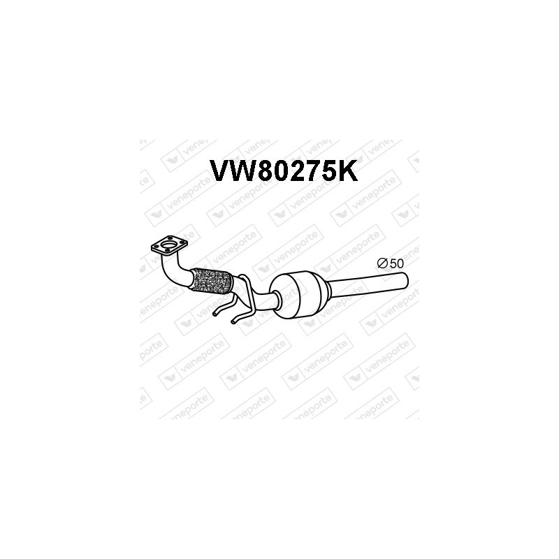 Katalizator SEAT / SKODA / VOLKSWAGEN - 1J0253058CW 1J0253058EV 1J0253058EX