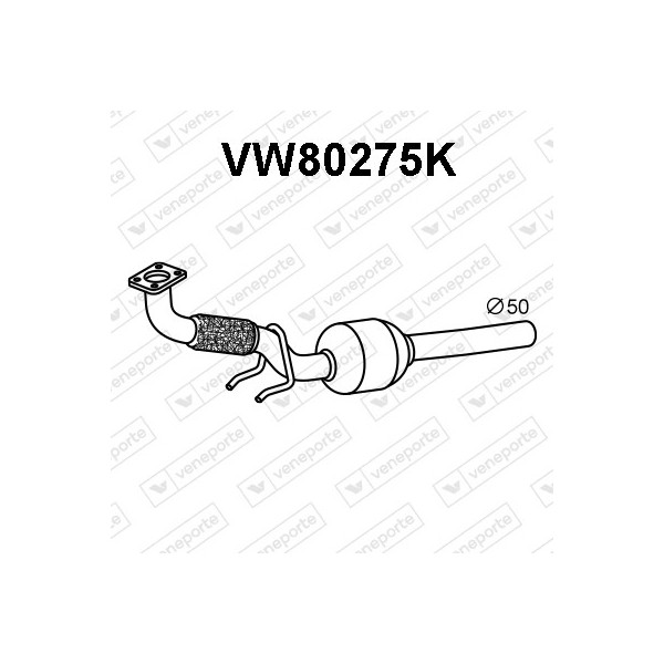 Katalizator SEAT / SKODA / VOLKSWAGEN - 1J0253058CW 1J0253058EV 1J0253058EX