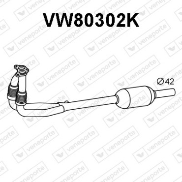 Katalizator VOLKSWAGEN - 6N0253058V 6N0253058X 6N0253068X
