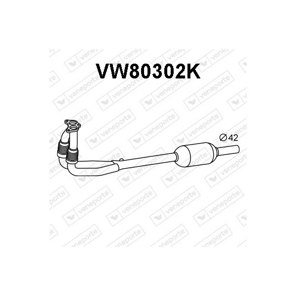 Katalizator VOLKSWAGEN - 6N0253058V 6N0253058X 6N0253068X