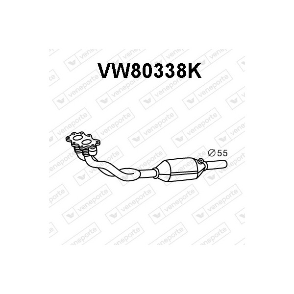 Katalizator SKODA / VOLKSWAGEN - 1J0253058PX 1J0253058QX 1J0253058SV