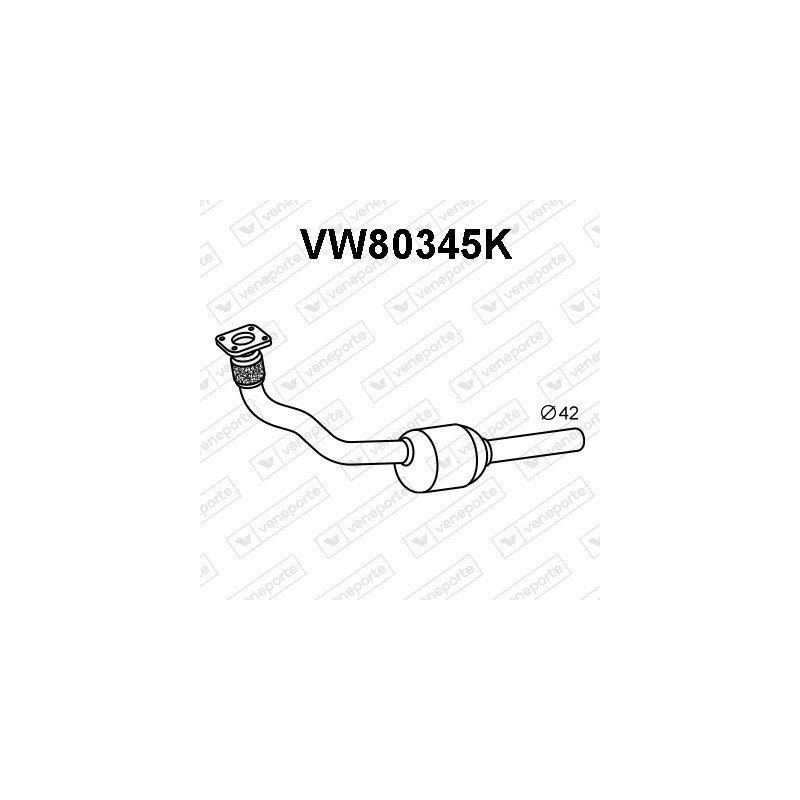 Katalizator SEAT / VOLKSWAGEN - 6K0253058BX  