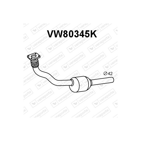 Katalizator SEAT / VOLKSWAGEN - 6K0253058BX  