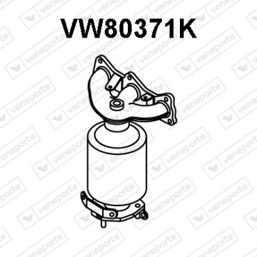 Katalizator SEAT / VOLKSWAGEN - 03E253020CX 03E253020EX 03E253020GX
