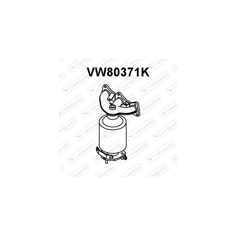 Katalizator SEAT / VOLKSWAGEN - 03E253020CX 03E253020EX 03E253020GX