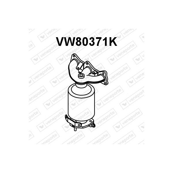 Katalizator SEAT / VOLKSWAGEN - 03E253020CX 03E253020EX 03E253020GX