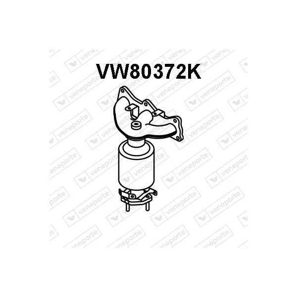 Katalizator SKODA / VOLKSWAGEN - 03D253020FX 03D253052X 