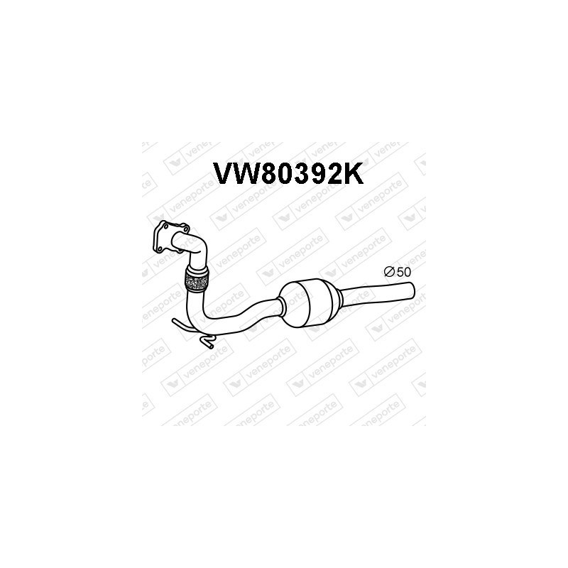Katalizator SEAT / VOLKSWAGEN - 6X0253208HX 6X0253208KV 6X0253208KX