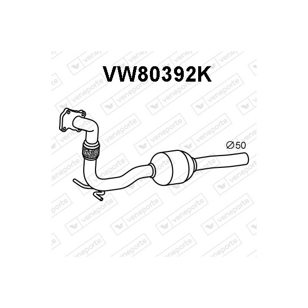 Katalizator SEAT / VOLKSWAGEN - 6X0253208HX 6X0253208KV 6X0253208KX