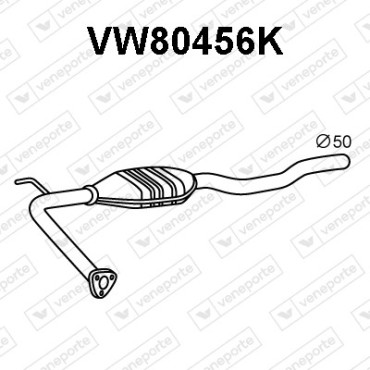 Katalizator VOLKSWAGEN - 023131701B 023131701BX 023131701GX