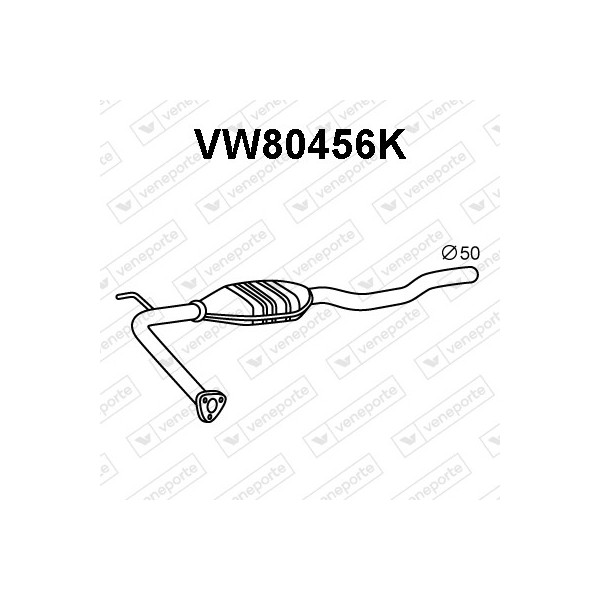 Katalizator VOLKSWAGEN - 023131701B 023131701BX 023131701GX