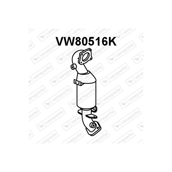 Katalizator AUDI / SEAT / SKODA / VOLKSWAGEN - 1K0254201AX 1K0254201BX 
