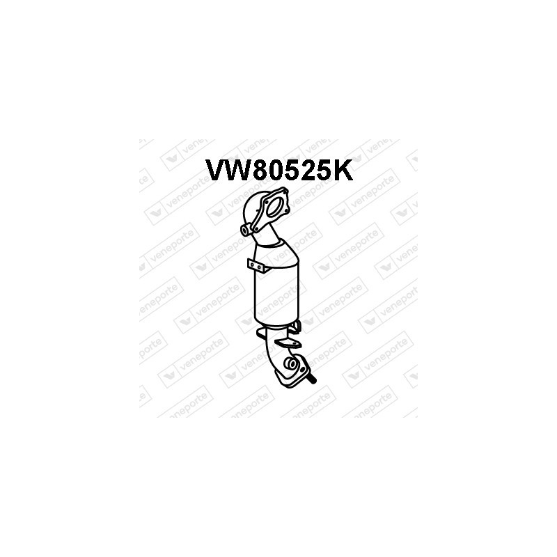 Katalizator AUDI / SEAT / SKODA / VOLKSWAGEN - 1K0131701ES 1K0254201C 1K0254201CX