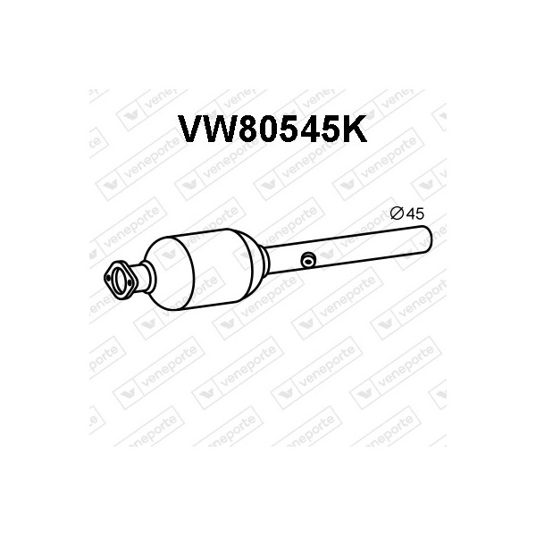 Katalizator SEAT / SKODA / VOLKSWAGEN - 1K0254400BX 1K0254400TX 1K0254401EX