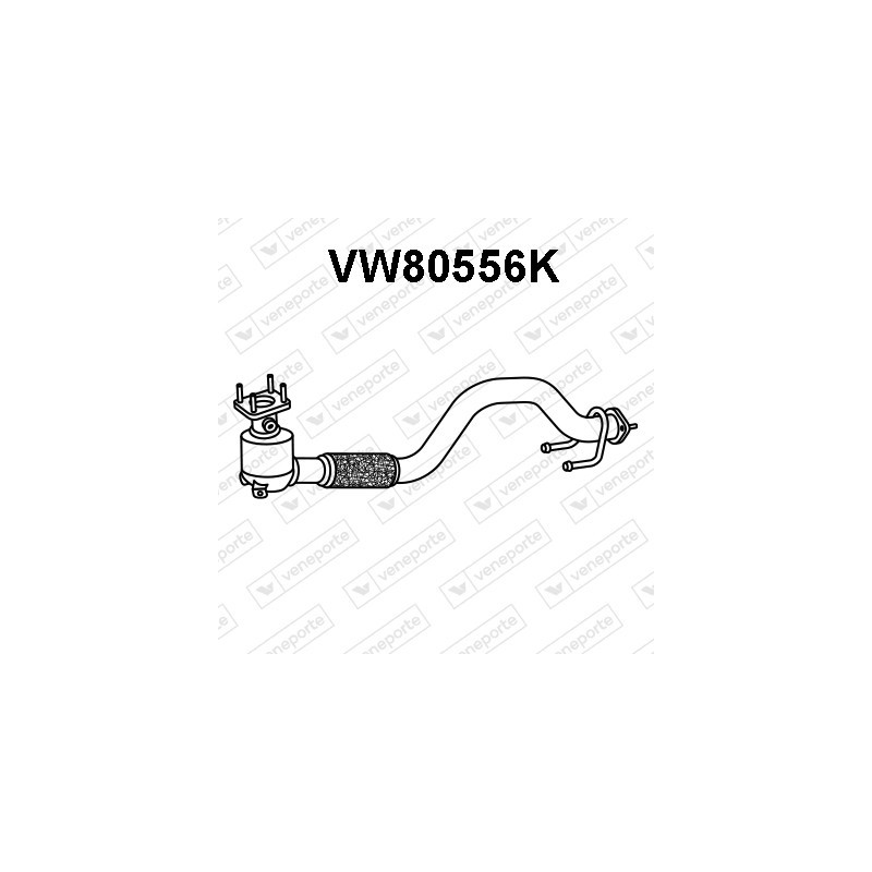 Katalizator AUDI / SKODA / VOLKSWAGEN - 1K0254302C 1K0254302CX 1K0254302S