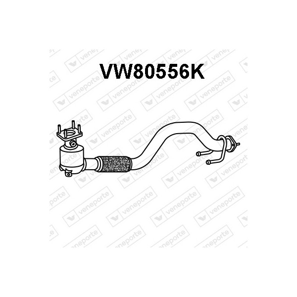 Katalizator AUDI / SKODA / VOLKSWAGEN - 1K0254302C 1K0254302CX 1K0254302S