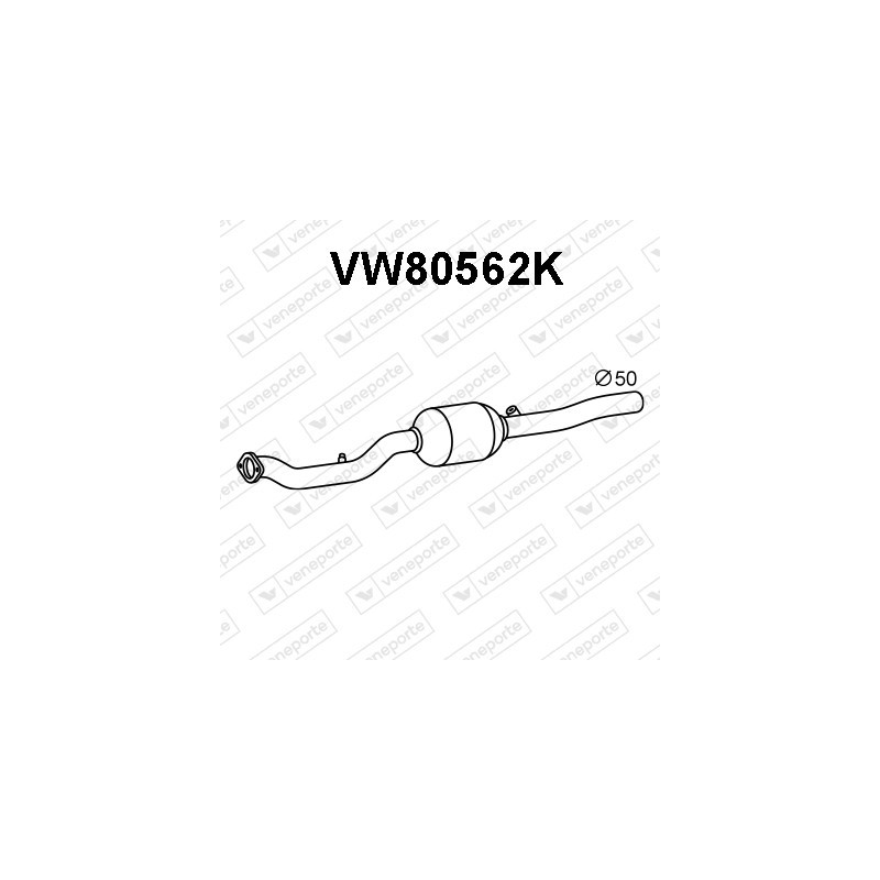 Katalizator AUDI / VOLKSWAGEN - 1K0254400JX 1K0254400PX 1K0254400RX