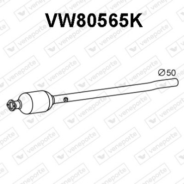 Katalizator AUDI / SKODA / VOLKSWAGEN - 1K0254400NX 1K0254401BX 1K0254401DX