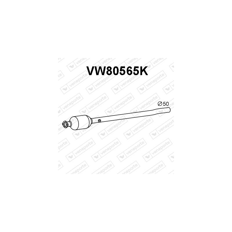 Katalizator AUDI / SKODA / VOLKSWAGEN - 1K0254400NX 1K0254401BX 1K0254401DX