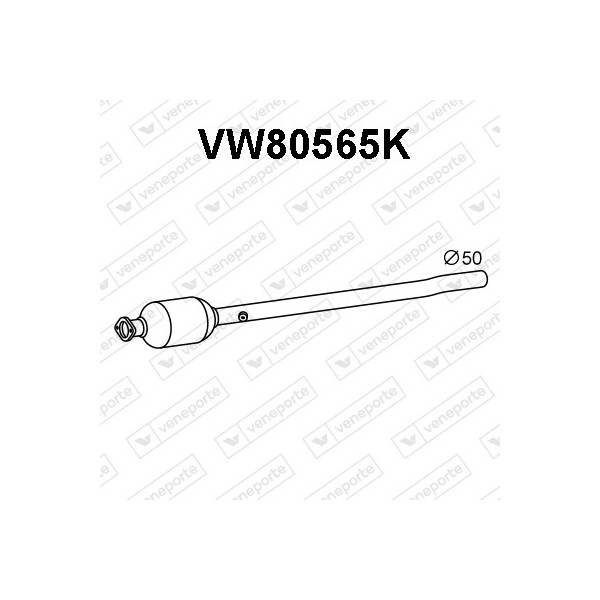 Katalizator AUDI / SKODA / VOLKSWAGEN - 1K0254400NX 1K0254401BX 1K0254401DX