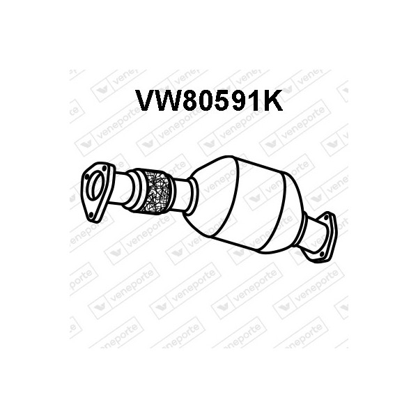 Katalizator AUDI / SKODA / VOLKSWAGEN - 3B0131089BV 3B0131089BX 3B0254200CX