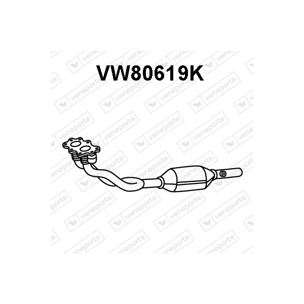 Katalizator AUDI / SEAT / SKODA / VOLKSWAGEN - 1J0254502QX 1J0254502RX 1J2253058AX