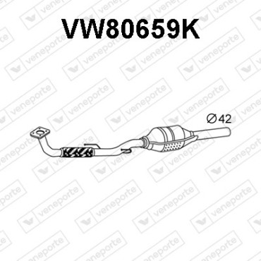 Katalizator SEAT / VOLKSWAGEN - 6N0253058NV 6N0253058NX 6X0253058DV