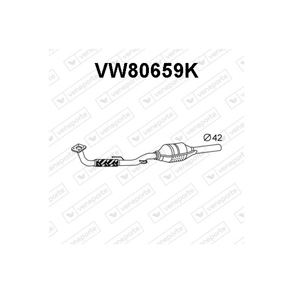 Katalizator SEAT / VOLKSWAGEN - 6N0253058NV 6N0253058NX 6X0253058DV