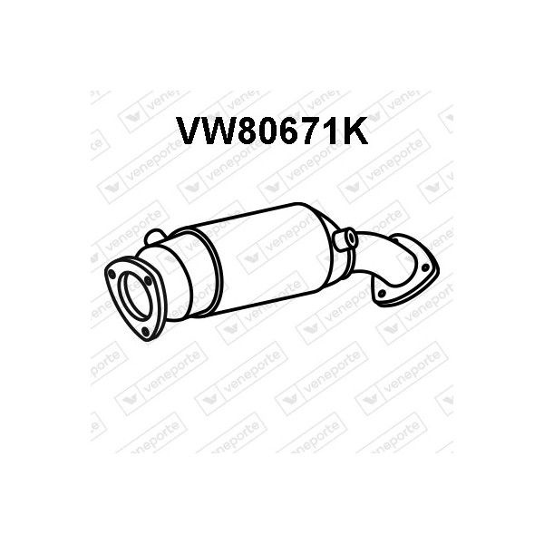 Katalizator AUDI / SKODA / VOLKSWAGEN - 3B0131702BA 8D0131090FX 8D0131702HN