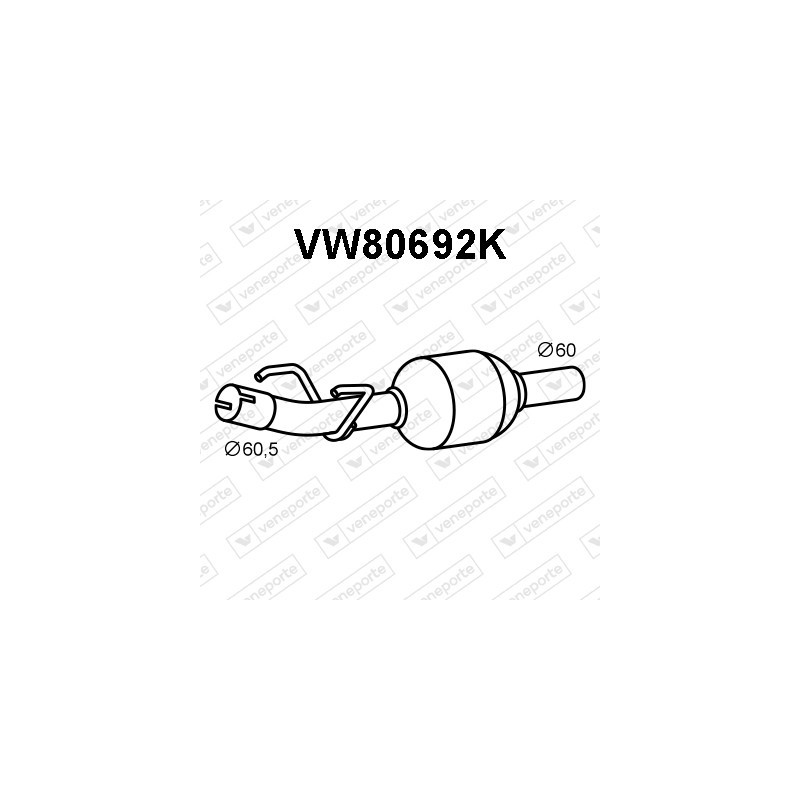 Katalizator VOLKSWAGEN - 2D0131701FX  