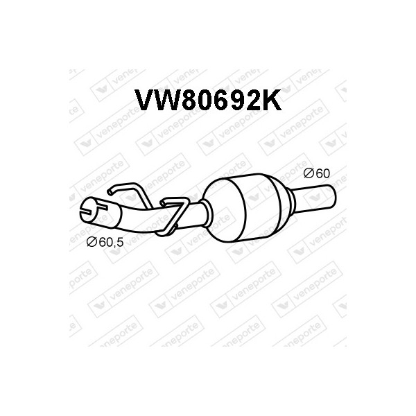 Katalizator VOLKSWAGEN - 2D0131701FX  