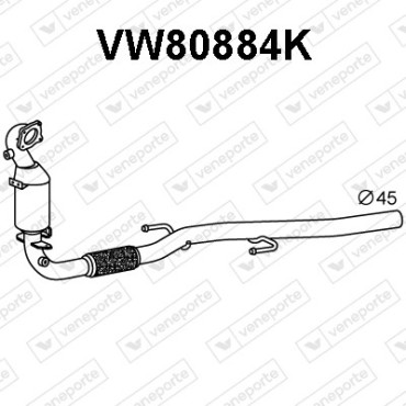 Katalizator AUDI / SEAT / SKODA / VOLKSWAGEN - 6R0254501DX 6R0254501HX 6R0254501JX  