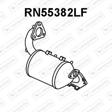 Katalizator RENAULT - 208A02697R  