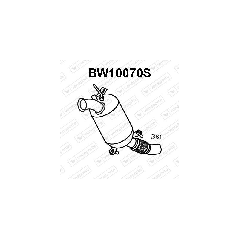 Filtry cząstek stałych DPF BMW - 18307800704 18307812283 18307812285