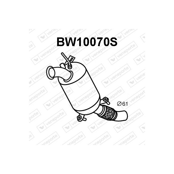 Filtry cząstek stałych DPF BMW - 18307800704-SIC 18307812283-SIC 18307812285-SIC