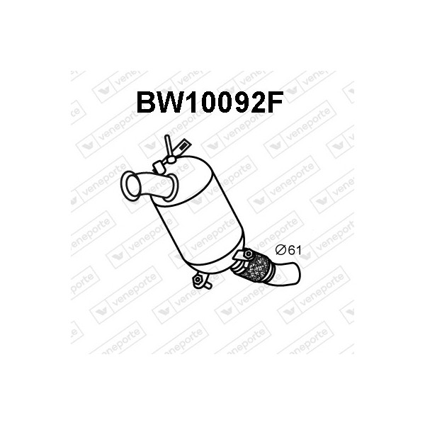 Filtry cząstek stałych DPF BMW - 18307797591 18307801051 18307802995