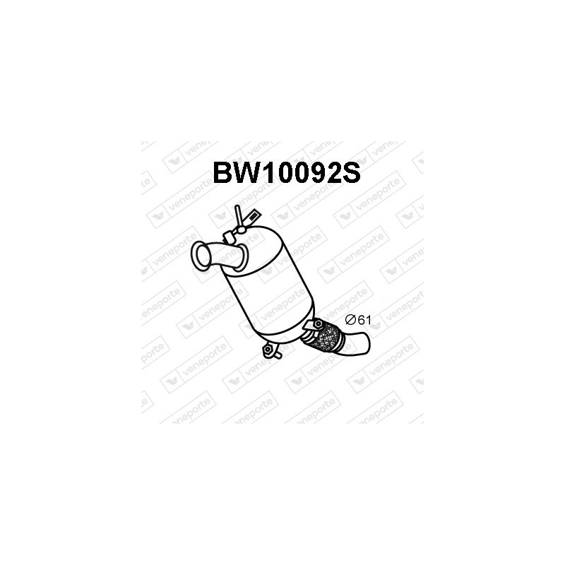 Filtry cząstek stałych DPF BMW - 18307797591-SIC 18307801051-SIC 18307802995-SIC