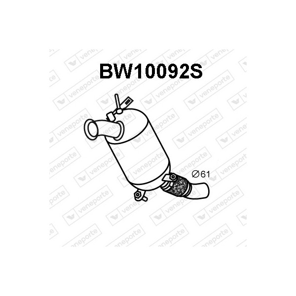 Filtry cząstek stałych DPF BMW - 18307797591 18307801051 18307802995