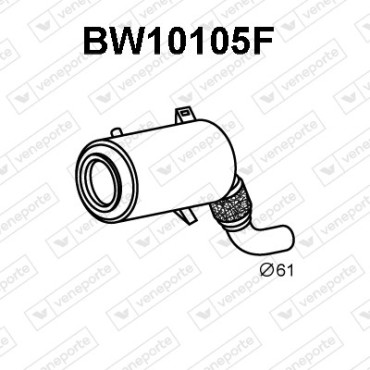 Filtry cząstek stałych DPF BMW - 18300445327 18304717412 18304717414