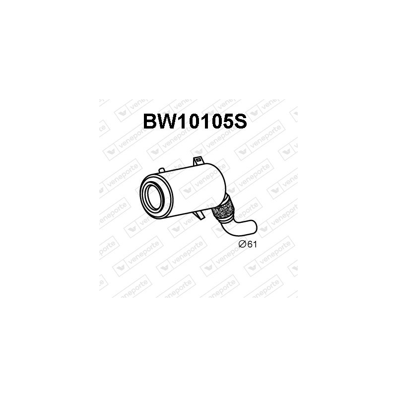 Filtry cząstek stałych DPF BMW - 18300445327-SIC 18304717412-SIC 18304717414-SIC