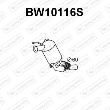 Filtry cząstek stałych DPF BMW - 18307798307-SIC  