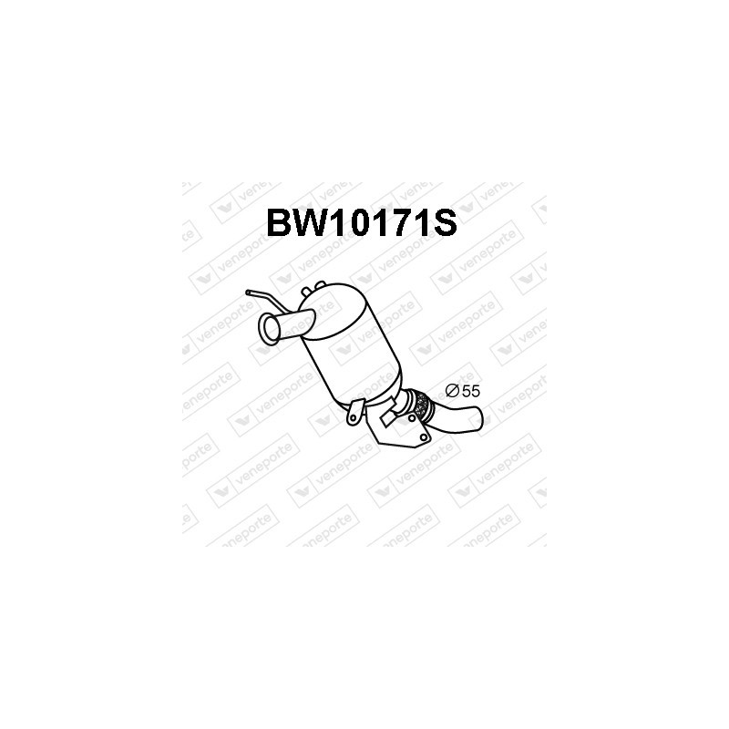Filtry cząstek stałych DPF BMW - 18307798309-SIC  